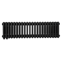 Трубчатые радиаторы Warm well column 3 300x1010 Black mat (нижнее)